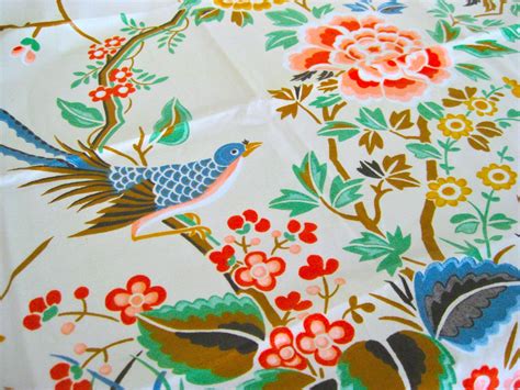 vintage chinoiserie fabric